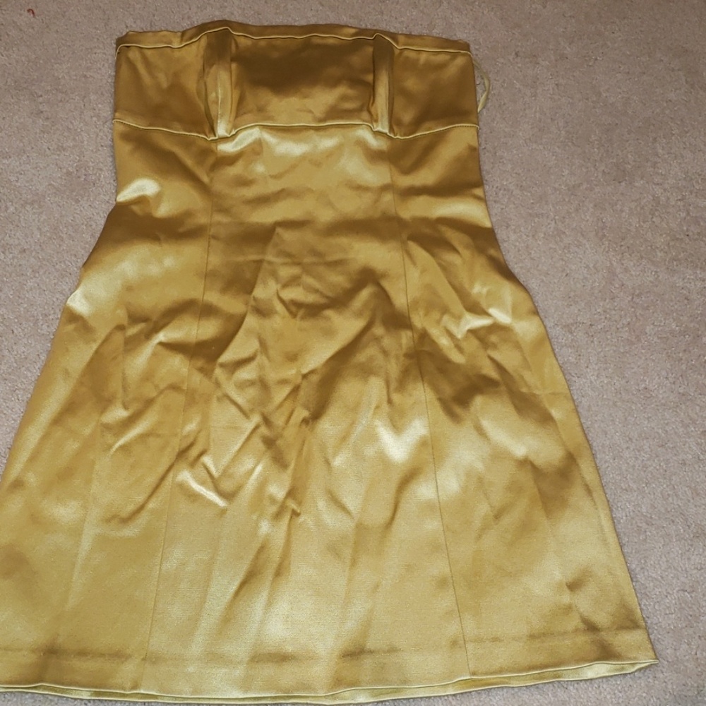 Cache gold dress small